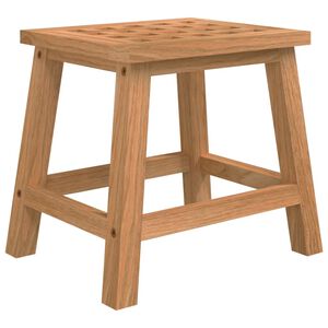 vidaXL Табуретка стълба 29x22,5x25,5 см масивна орехова дървесина