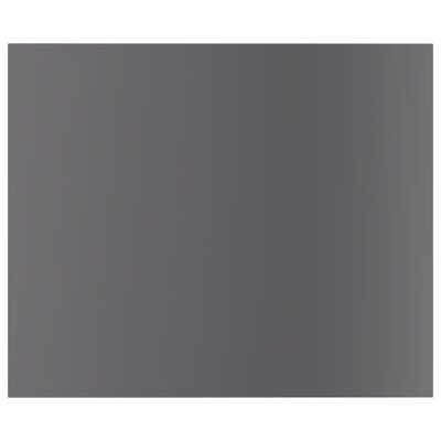 vidaXL Рафтове за етажерка, 8 бр, сив гланц, 60x50x1,5 см, ПДЧ