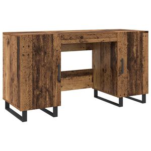 vidaXL Бюро Старо дърво Инженерна дървесина 140 x 50 x 75 см
