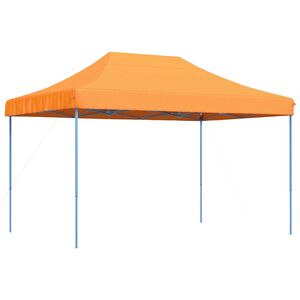 vidaXL Парти шатър 279 x 410 x 315 см Оранжево Оксфордска тъкан