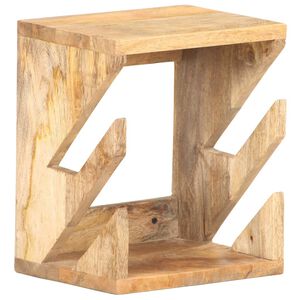 vidaXL Стенна стойка за скейтборд, 25x20x30 см, манго масив
