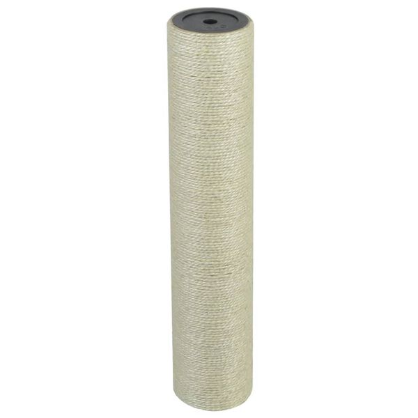 vidaXL Котешка драскалка, 8x40 см, 10 мм, бежова