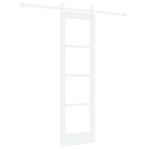 vidaXL Преплъзваща се врата Бяло 61 x 198,5 см