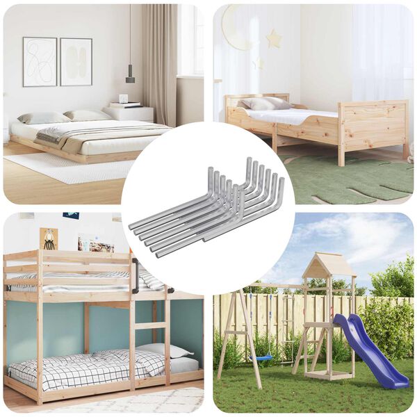 vidaXL Хекс ключ 4675 pcs Сребрист 32 x 86 мм Стомана