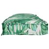 vidaXL Възглавница Мотив с листа 110 x 40 x 8 см Оксфордска тъкан