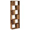 vidaXL Библиотека/разделител за стая, старо дърво, 60x24x186 см