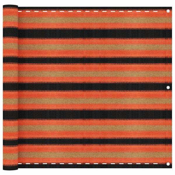 vidaXL Балконски параван, многоцветен, 90x500 см, HDPE