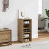 vidaXL Шкаф за обувки, дъб артизан, 32x35x70 см, инженерно дърво