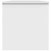 vidaXL Кафе маса, бяла, 102x50x52,5 см, инженерно дърво