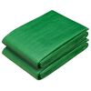 vidaXL Платно с детайли 2 бр. Зелено 2 x 4 м 260 гсм ПЕ