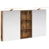vidaXL Комплект шкафове за баня 3 бр. 110 x 10,5 x 60,5 см