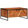 vidaXL Маса за кафе, 90x55x40 см, акация масив
