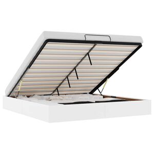 vidaXL Османска рамка за легло без матрак, 160x200 см, изкуствена кожа