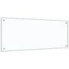 vidaXL Кухненски заден панел 2 pcs Прозрачен 100 x 40 cm