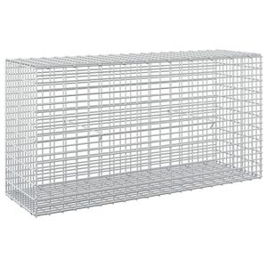 vidaXL Габион с 5 мм тел и мрежа 5x2,5 см 100x30x50 см