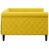 vidaXL Кушетка, жълта, 100x200 см, кадифе