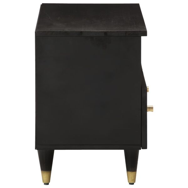 vidaXL ТВ шкаф, 70x33x46 см, масивно мангово дърво