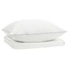 vidaXL Долен комплект 90% гъши пух FULDA 2 pcs 135 x 200 cm Лято Бяло