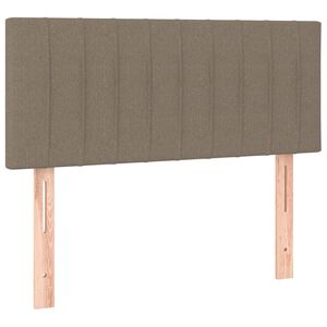 vidaXL Горна табла за легло, таупе, 80x5x78/88 см, плат