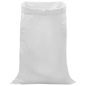 vidaXL Тъкани чували 100 бр. Бяло 80 x 125 см ПП