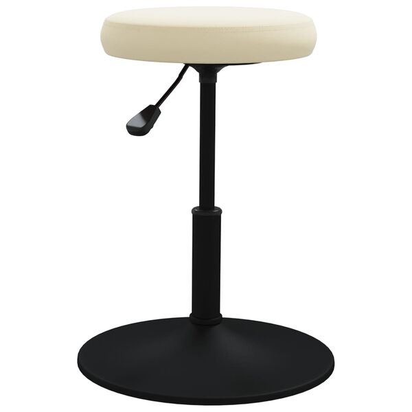 vidaXL Трапезни столове, 2 бр, кремави, кадифе