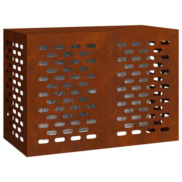 vidaXL Покритие за климатик Ръждясало 100 x 50 x 70 cm