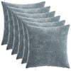 vidaXL Калъфка за възглавница 6 pcs HEERLEN Светлосиньо 30 x 30 cm