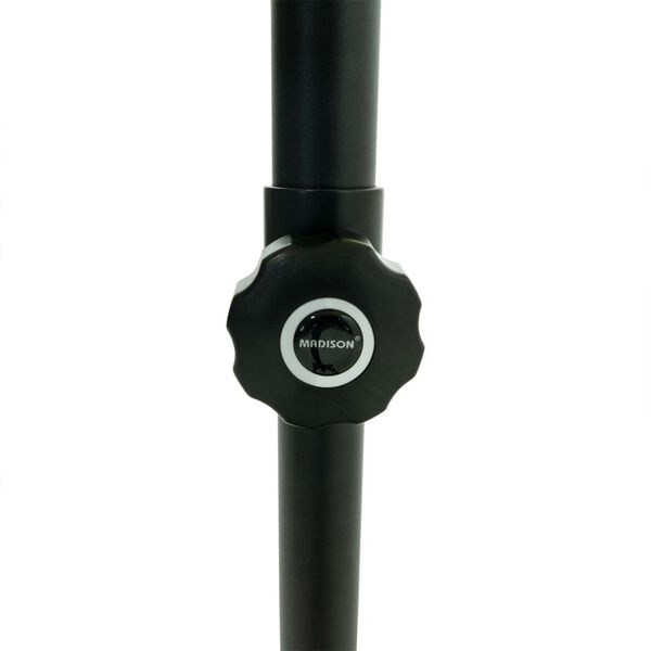 Madison Градински чадър Mykanos, 250 см, сив