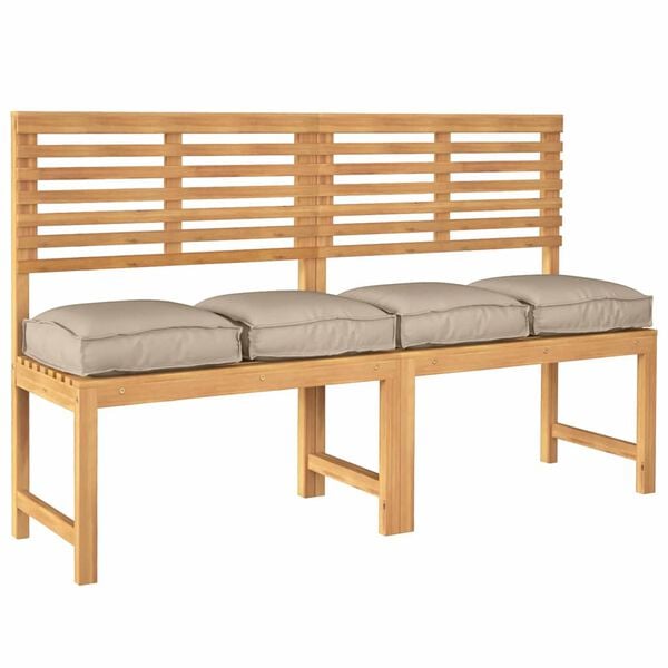 vidaXL Възглавница 4 pcs Таупе 40 x 40 x 8 см Оксфордска тъкан