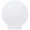 vidaXL Градински соларни лампи, 4 бр, LED, сферични, 15 см, RGB