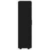vidaXL Служебен шкаф FLORIN Черно 55,5 x 29 x 103 см Инженерно дърво