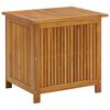 vidaXL Градинска кутия за съхранение 60x50x58 см акациево дърво масив