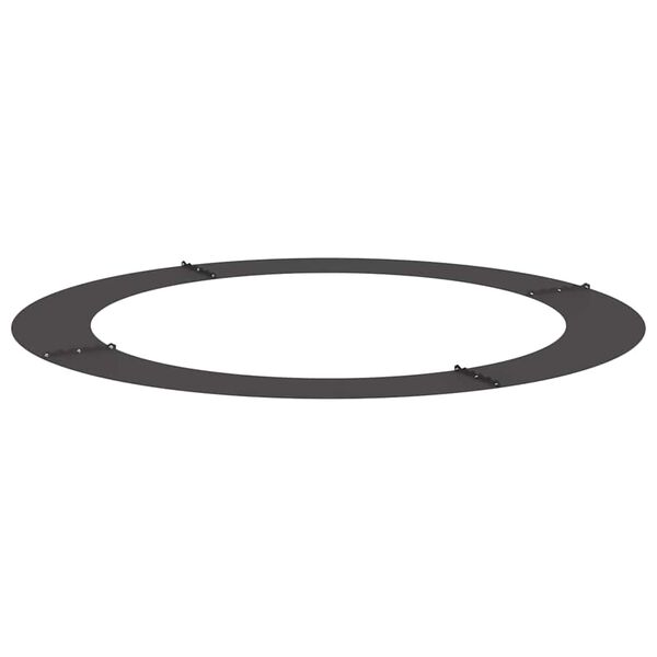 vidaXL подходяща за плоски дървени халки 5 pcs Черно &Oslash;90 / 120 см