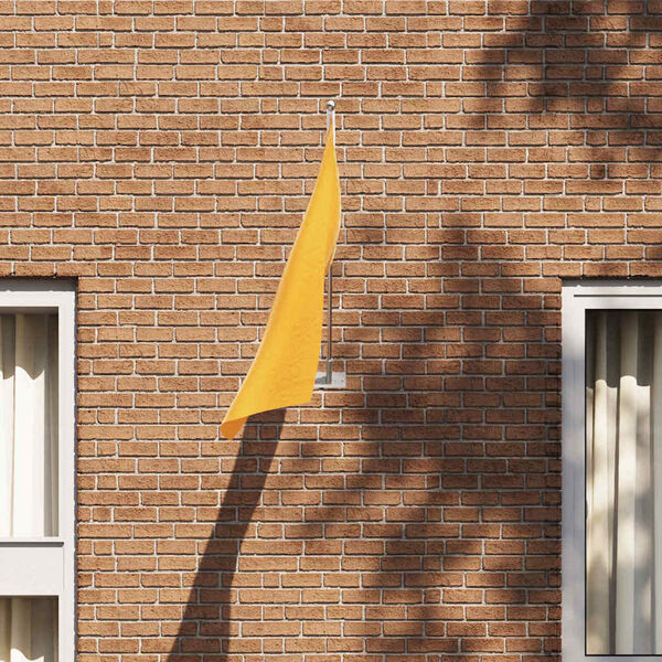 vidaXL Държач за Знаме Сребрист 10.5 x 7.5 x 0.2 см Стомана