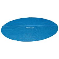 Intex Соларно покривало за басейн, синьо, 206 см, полиетилен