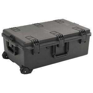 vidaXL Преносим калъф за полет, черен, 79,5x51,5x30,5 см, PP