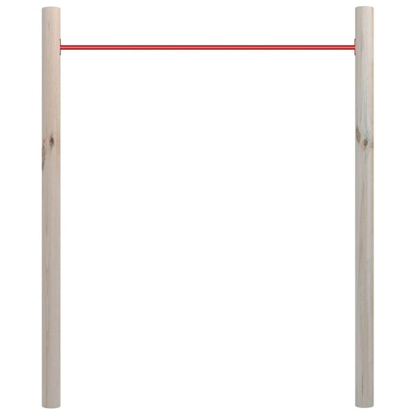 vidaXL Градинска висилка, 140x170 см, импрегниран бор и стомана