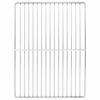 vidaXL Решетка за грил 40 x 30 cm Неръждаема стомана Сребристо