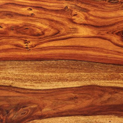 vidaXL Пейка, шишамова дървесина масив, 110х35х45 см