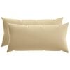 vidaXL Калъфка за възглавница 2 pcs HEERLEN Бежово 40 x 80 cm