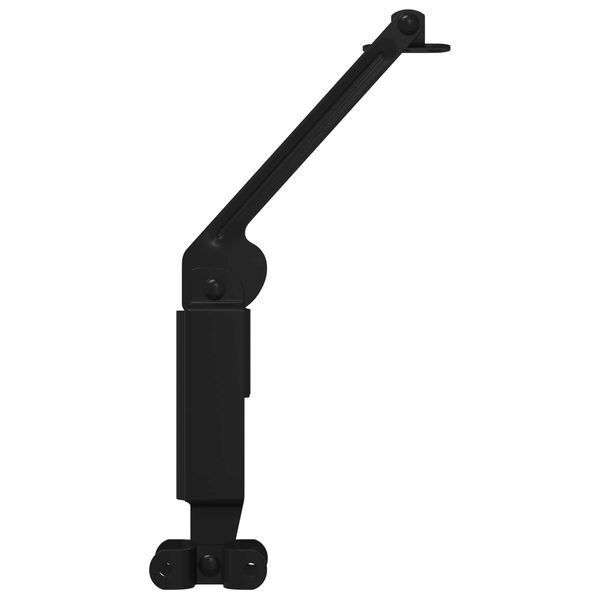 vidaXL Панта за поддръжка на капак 12 pcs Черно 192 x 32 x 50 мм