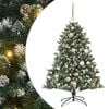 vidaXL С изкуствено коледно дърво Зелен 120 cm