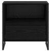 vidaXL Нощно шкафче Черния дъб 50 x 39,5 x 50 см Инженерно дърво