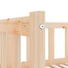 vidaXL Разтегателно дневно легло, 2x(90x200) см, борово дърво масив
