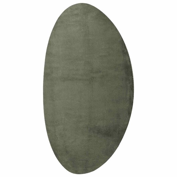 vidaXL Килим HUARTE Горско зелено 80 x 150 cm Полиестер