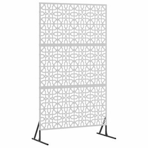vidaXL Екран за уединение 100 x 50 x 180 см Поцинкована стомана