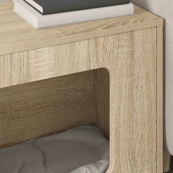 vidaXL Къща за котки Сонома 51 x 30 x 42,5 см Инженерно дърво