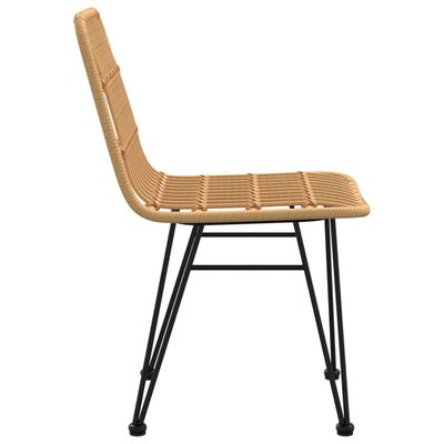 vidaXL Градински столове, 2 бр, 48x62x84 см, PE ратан