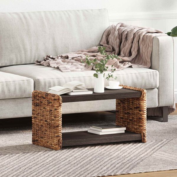 vidaXL Странична маса Естествен 44.5 x 45 x 45 см