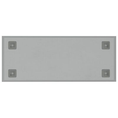 vidaXL Магнитна дъска за стена, бяла, 50x20 см, закалено стъкло